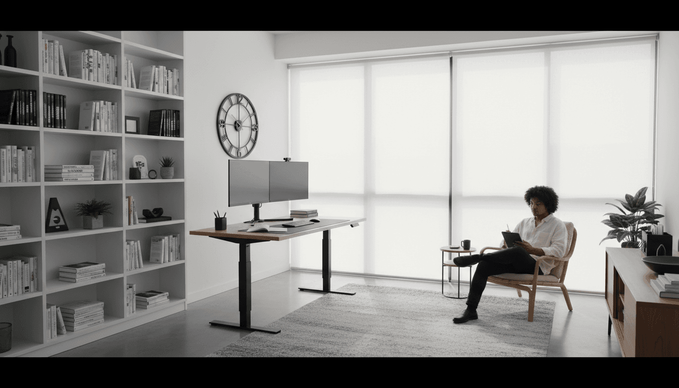 Books and documents on an office desk