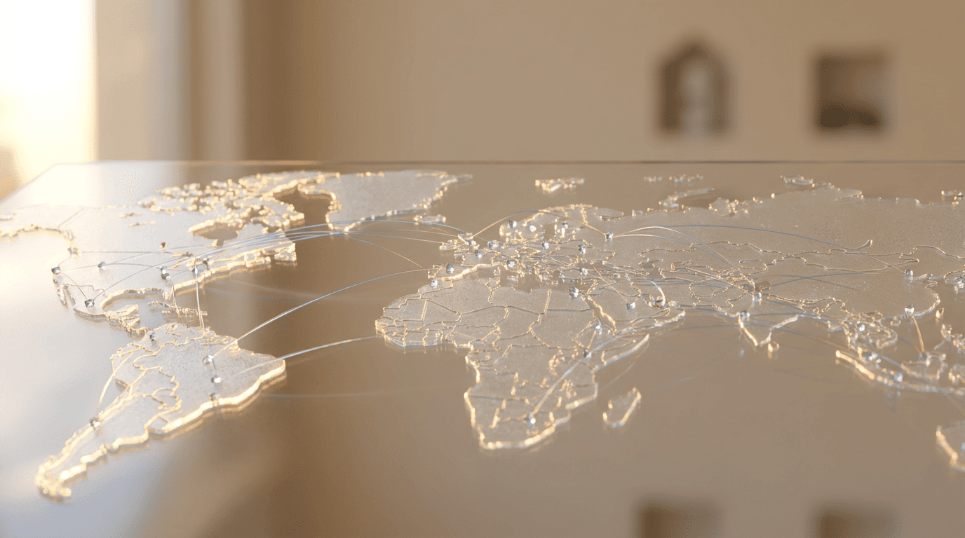 Worldwide publisher network